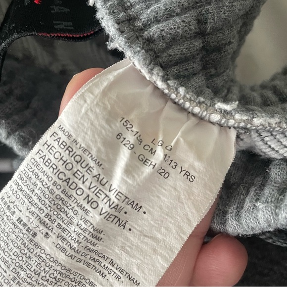 GUC Kid’s Nike Jordan Drawstring Gray Shorts with Jordan Emblem size LG 12-13yrs - Picture 7 of 12